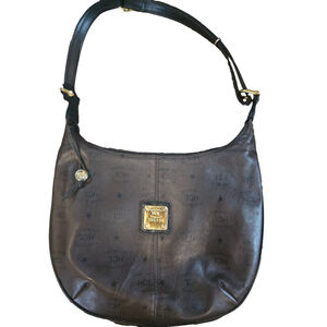 Women's HCL Brown & Black Monogram Shoulder Bag One Size